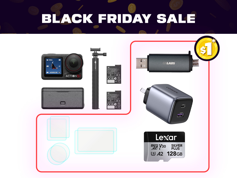 Osmo Action 5 Pro Adventure Combo + $1 Bonus Bundle